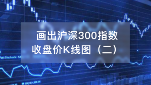 实例：画出沪深300指数收盘价K线图（二）